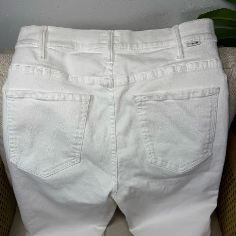 MOTHER Denim The Hustler Ankle Fray Jeans Size 30 - Picture 10 of 10